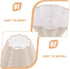 Homoyoyo Floor Lamp Shade: Linen Table Lamp Shade - Pleated Scalloped Lampshade - Decorative Fabric Light Cover