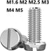 KWVBSDJGU 304 DIN84 GB65 Bolts,M1.6 M2 .5 M3 M4 M5(M4x50mm 20pcs) Slotted Cheese Head Screw Stainless Steel Slot Column