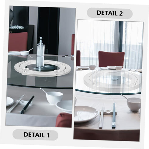 Alipis Alloy Heavy Duty Turntable Bearing for Dining Tables Sturdy Rotating Base for Art Displays Tv Stands and More