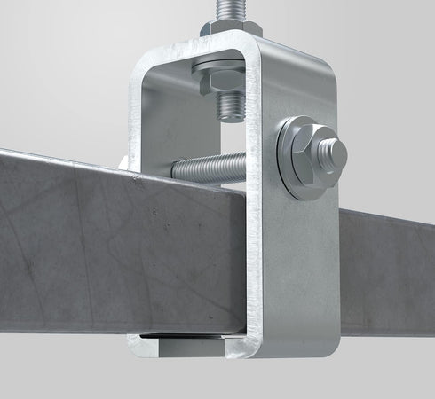 Channel Trolley Track Hanger Bracket for UNISTRUT Strut Channel, 1-5/8 Intermediate Support Hanger Bracket