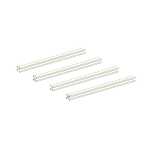 2020 Aluminum Extrusion Profile, European Standard Linear Rail, 200mm, 4PCS-Silver for DIY 3D Printer
