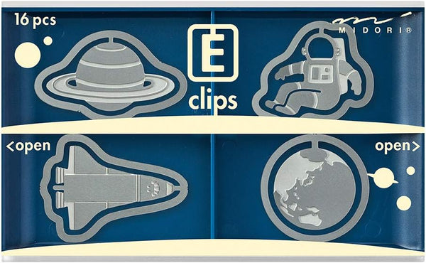 Midori Clips, Etched Clips, Space Design