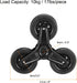 8 Inch, 2 Pack uxcell Stair Climbing Wheels Replacement Rubber Foaming Shopping Cart Tri-Wheels Repair for Folding