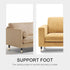 4pcs 10cm Luxshiny Adjustable Metal Sofa Legs with Black and Gold Electroplated Finish, Angled Furniture Support Feet