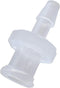 BleedZone - Female Luer Lock Adapter, 10x Syringe Adapter for Laboratory Equipment, 1/8" Hose Barb Fittings, PP