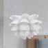 15.75 Inch Baluue Lotus Lampshade Table Lamp Cover Flower Light Shade with Durable Pp Frame for Home Decor Ceiling