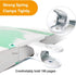 Coideal 20 Pack White Bull Hinge Clips, 2 Inch Large Metal Binder Paper Clips for Food Bags, Photos, Art Crafts