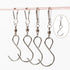uxcell 6 Pack S Shaped Hooks Clips, Stainless Steel Plating Finish Hangers for Hanging Plants, Pots, Pans, Mugs
