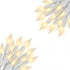 Vigdur 2 Pack 13ft 50 Clear Outdoor String Lights on White Wire
