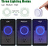 WEEKUU Dimmable 4 Packs, LED Night Lights Plug into Wall, Indirect Soft Night Light with Dust to Dawn Sensor, Blue