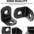 Aruicheng L Bracket Metal Brackets for Shelves Corner Bracket L Brackets for Wood Angle Bracket Corner Brace Small