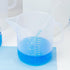 Globe Scientific 601159-1 Polypropylene Beaker with Handle, Molded Graduations, 3000mL Capacity