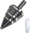 1/4 to 1-3/8 Inch Step Drill Bit, M2 High Speed Steel for Hole Drilling in Various Materials