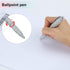 Office Stationery Set, Desk Accessory Kit, Stapler, Tape Dispenser, Ballpoint Pens, Scissors, 4 Piece