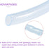 DMiotech 10mm ID 15mm OD Braided PVC Tube, Flexible Hose Tubing for Garden Water, 3 Meter Length