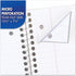 Mead Spiral Notebooks - 24 Pack, 1 Subject, College Ruled Paper, 7-1/2" x 10-1/2", 70 Sheets, Color Will Vary