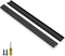 Ravinte 6 Pack Finger Pulls for Cabinets 400mm/15.75" Length Black Edge Pulls