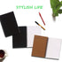 Spiral Notebook, College Ruled, Thick Paper 1 Subject, 3 Pack, 60 Sheets, 6''*8'' (Line, Black)