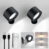 LED Wall Mounted Lights, Rechargeable Battery Operated Wall Sconces Lamp 3 Colors