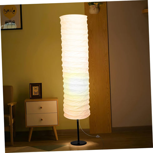1PCS Paper Floor Lamp Shade Cover, Replacement Japanese Style Paper Floor Light Cover Accessories for Bedroom Floor