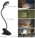 2Pack 5 5 CUHIOY Clip on Reading Light, Colors Brightness Bed Light for Headboard, Battery Rechargeable Flexible Neck