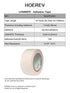 Hoerev UHMW PE Low Friction Tape, Multipurpose Drawer Glide Tape for Easy Application, 3/4" x 18 Yds