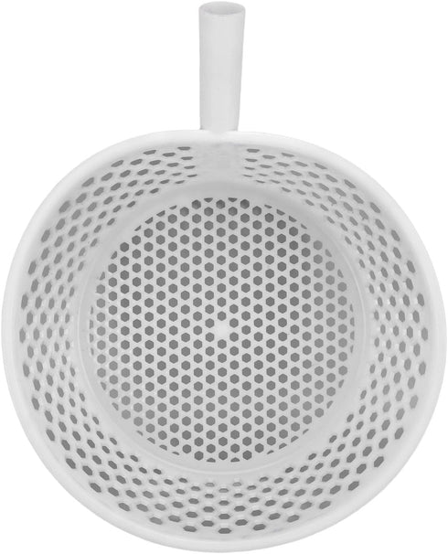 Round Plastic Sieve Large Sifting Pan with Handle Garden Soil Compost Sifter Thickened for Farming Food Screening Fish
