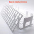 Plastic Test Tube Rack 2 Pack, 60 Holes Lab Holder for 17mm and Below Test Tubes, Detachable