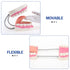 6 Giant Teeth Dental Demonstration Model with Toothbrush, Enlarged Times Standard Size Mouth Model, Denture Teaching