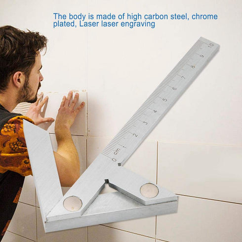 Center Measuring Tool - Center Finder Line Gauge for Woodworking, Centering Gauge Tool 100 * 70mm