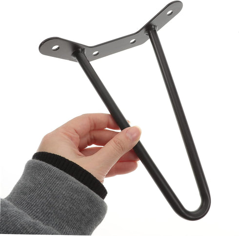 2pcs NUOBESTY Stylish Desk Leg Height Hairpin Table Leg for DIY Replacement for Kitchen Dining Tv Stand
