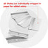 100-Pack WORKPRO Single Razor Edge Blades, Industrial Scraper Razor Blades, High Carbon Steel One Edge Razor Blades