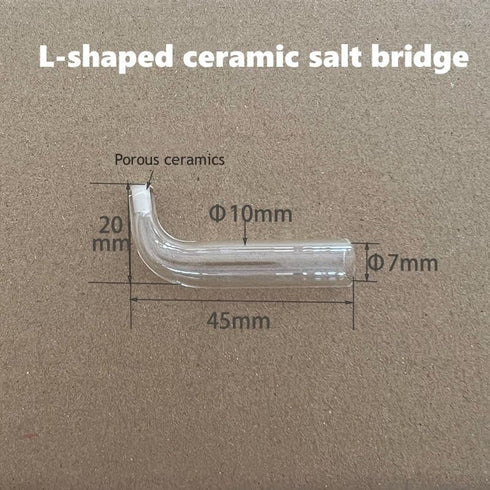 1PCS Porous Ceramic Sand Core Salt Bridge for Reference Electrode - Electrochemical Experimental Accessory