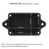 Junction Box Waterproof IP65 ABS Plastic Electric Project Enclosure Black with Fixed Ear (Pack of 2) 3.26"x 2.28"x 1.29"