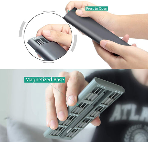 Precision Screwdriver Set 49 PCS Small Magnetic Bits Electronics Repair Kit for iPhone iPad Tablet Xbox