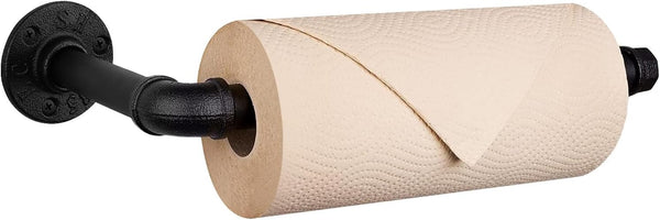 Livabber Industrial Pipe Toilet Paper Holder - Vintage Style DIY Wall Mount