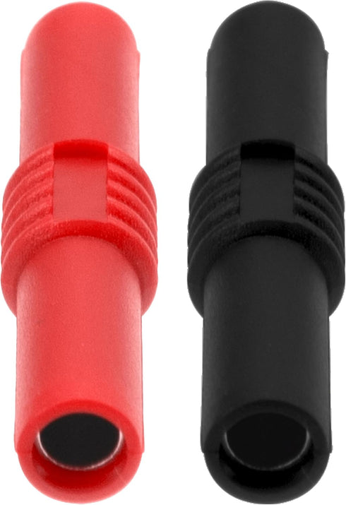 10Pcs Insulated 4mm Banana Plug Coupler, Female to Female Socket Jack for Multimeter Electrical Testing