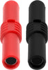 10Pcs Insulated 4mm Banana Plug Coupler, Female to Female Socket Jack for Multimeter Electrical Testing