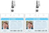 Clear ID Badge Holder with Metal Clips - 2 Pack Soft Plastic Card Sleeves, Waterproof Credit Card Protector Case