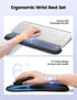 meatanty Set, Keyboard and Mouse Wrist Rest Ergonomic Wrist Pad Support, Computer Hand Palm Rest Combo, Memory Foam