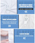 Cool Breathable Hazmat Suit - Enhanced Filtration with Microporous Back Design