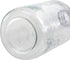Moonetto 4 Pieces 1000ml Graduated Round Media/Storage Glass Bottles with GL45 Blue Polypropylene Screw Cap