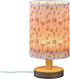 Fustylead Bottles and Glasses of Wine and Rose Bedside Lamps for Night Stands, USB Port with Button Switch, Study Linen