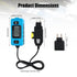 BTFO 20A 48V Automotive Circuit Fault Probe Tester, High-Precision Current Tester & Fuse Checker with Blue Backlit LCD