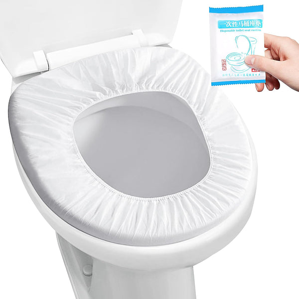 YTZJ Direct 10pcs Quality Disposable Toilet Seat Covers Non-Slip Easy-to-Use, Portable Travel Toilet Seat