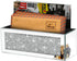 Mirrored Countertop Mail Organizer, Silver Crush Diamond Wall Mount Letter Holder, Desk Mail Storage Basket