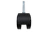 Shepherd Hardware 9406 2-Inch Office Chair Caster, Twin Wheel with Brake, 2-Pack, Black