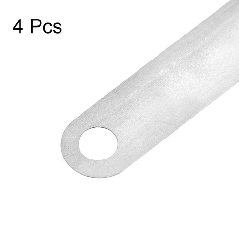uxcell Metric Thickness Feeler Gauge, 0.09mm Stainless Steel Measuring Tool for Gap Width (4pcs)