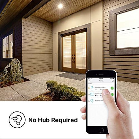 Bulb Dimmable, A19, (LB130) Kasa Smart Wi-Fi LED Light by TP-Link - Multicolor, No Hub Required, Works with Alexa