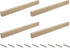 4PCS Wooden Pull Handle, Solid Wood Dresser Closet Wardrobe Door Pull,Cupboard Cabinet
